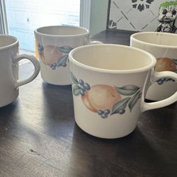 Vintage Corning Coffee/Tea Cups -Set Of 4