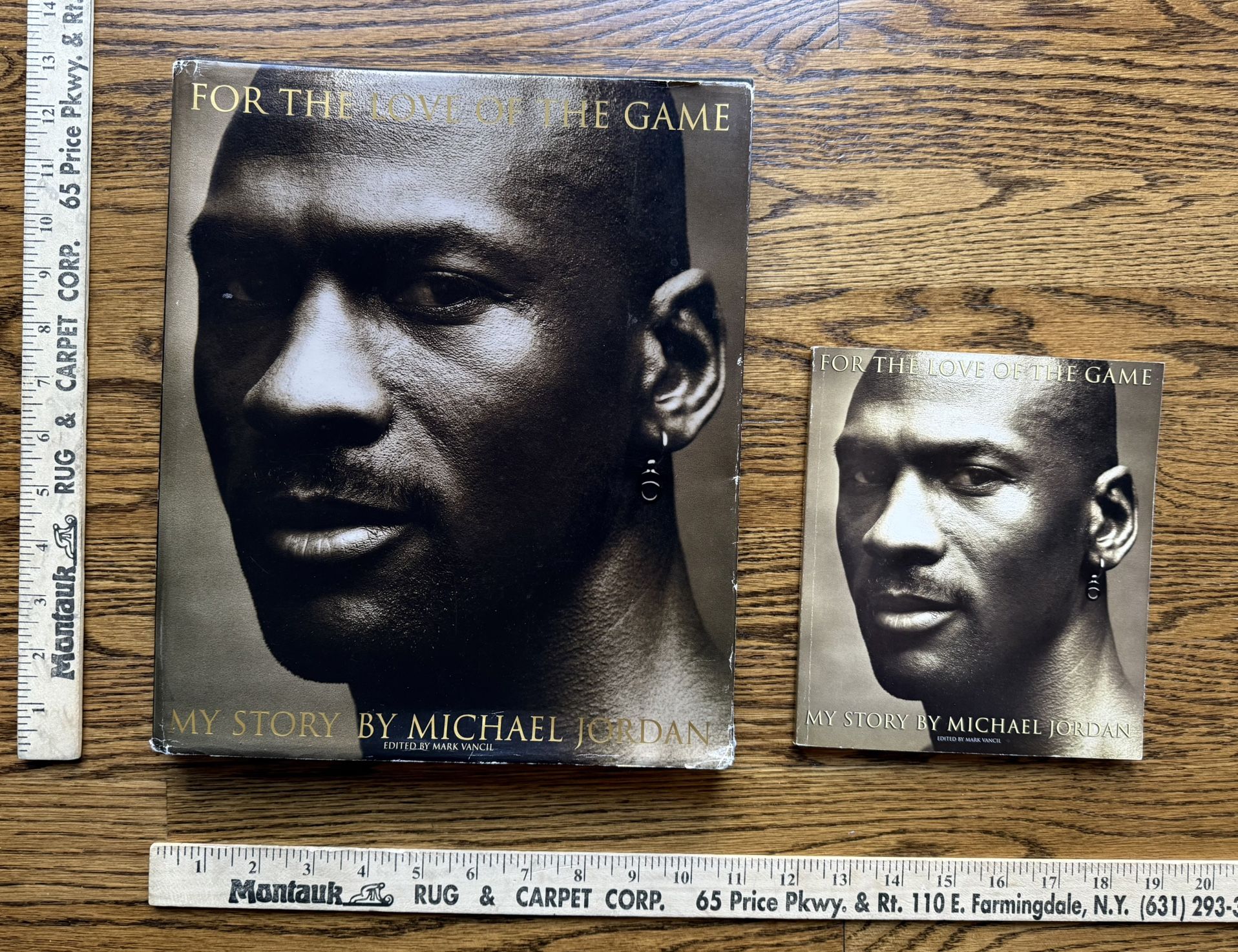 (2) Michael Jordan Books | For The Love of the Game |