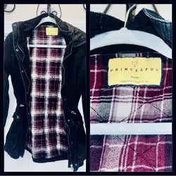 Aeropostale Prince and Fox Plaid Lined Parka Size Small Like New Condition!!! ENTIRE WARDROBE AVAILABLEFOR $99!!!