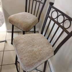 SET Of 2 Whool Stools 