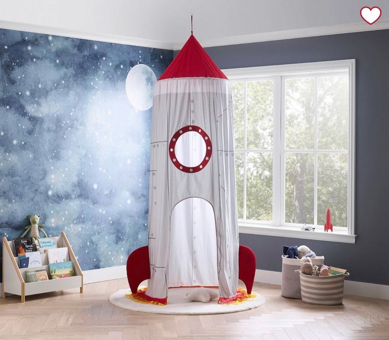 Rocket Playhouse Canopy Pottery Barn (Brand New) 