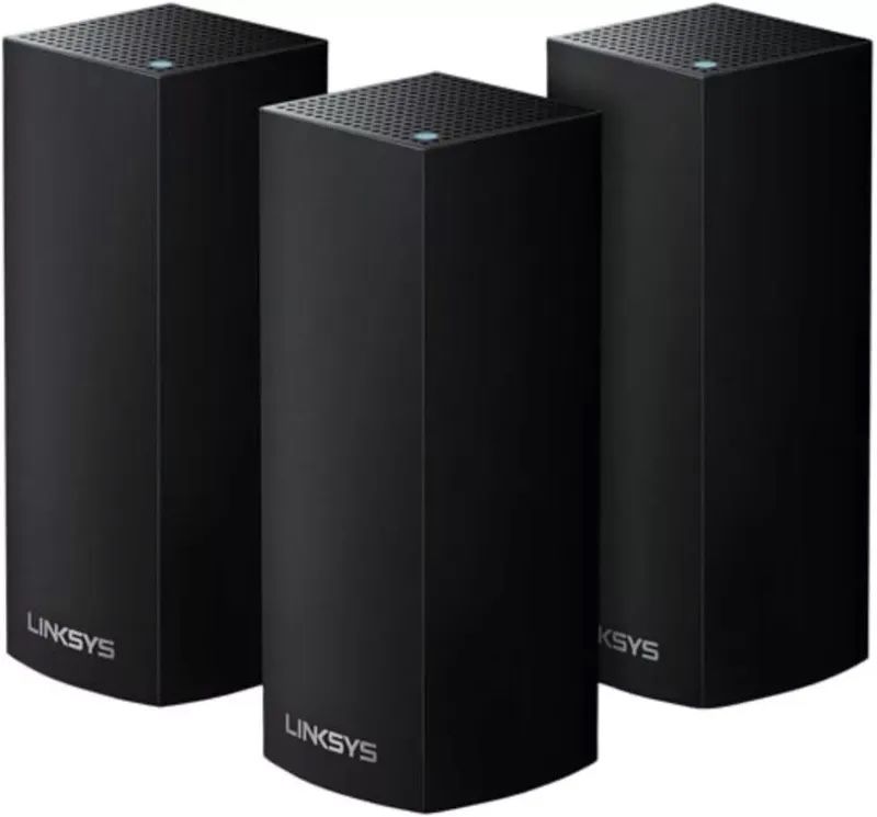 Linksys Velop Tri-Band AC6600 Whole Home WiFi Mesh System Black- 3-Pack