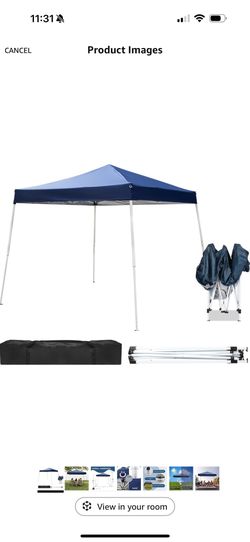 10 x 10 canopy with side mesh