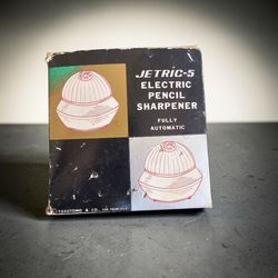The Vintage Yasutomo & Co. JETRIC-5 Electric Pencil Sharpener
