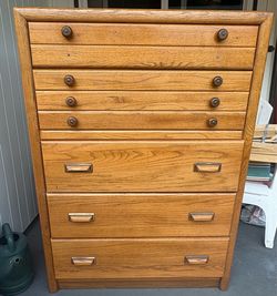 Free Solid Wood Dresser - Needs A Little Work