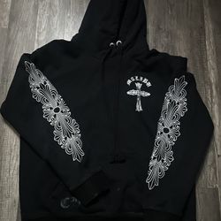 Dark grey chromeheart  hoodie 