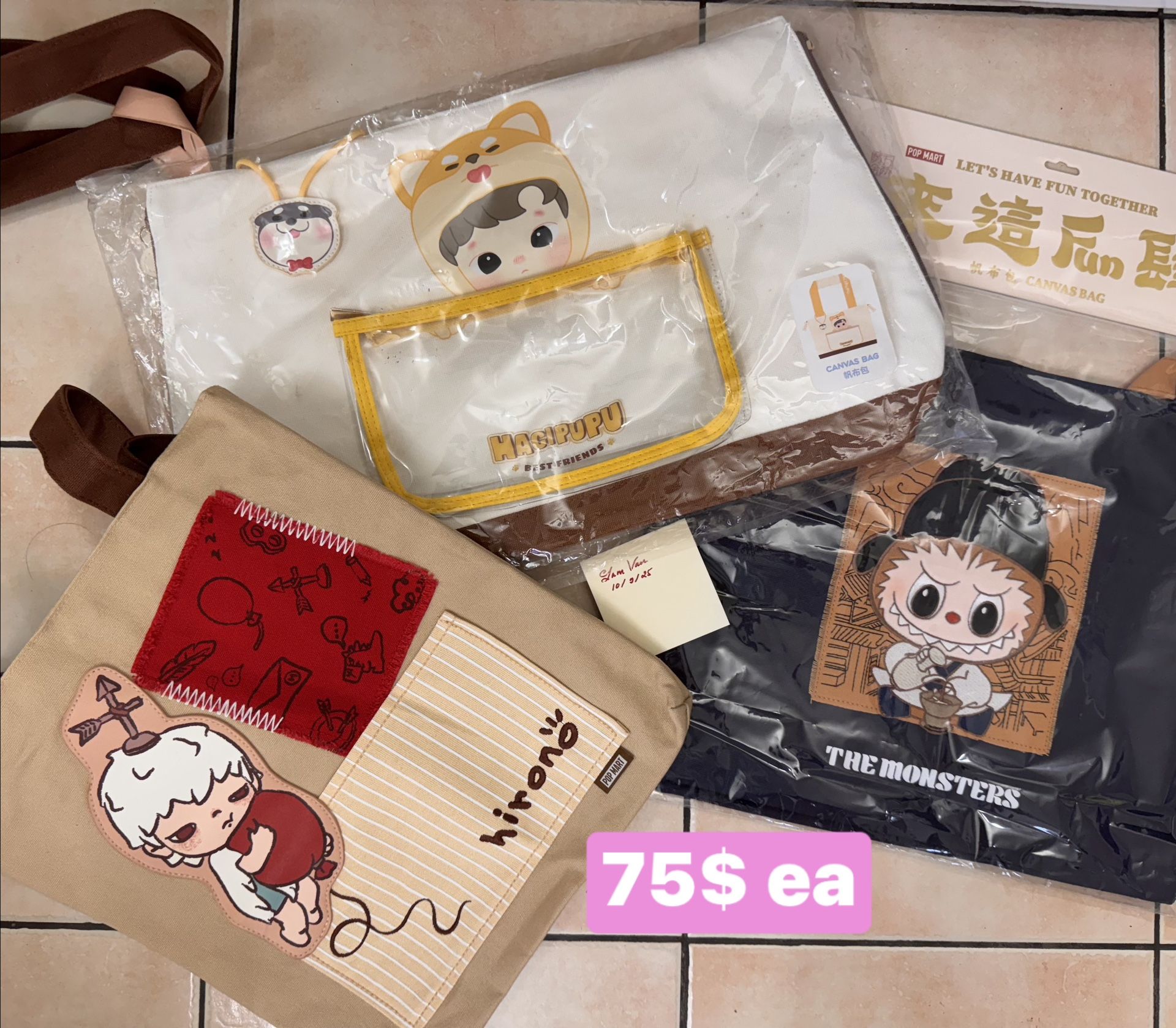 Pop Mart - Canvas Bag