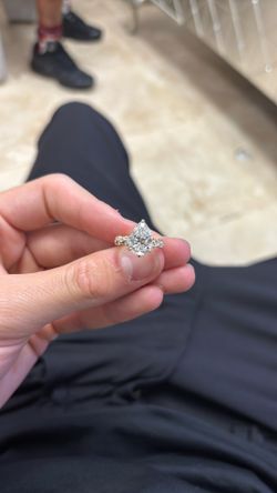 4ct Pear Shape Lab