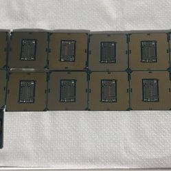 Intel i5-8500 @ 3.00GHz CPUs | $380 FIRM | Lot of 13