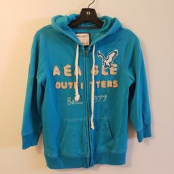 AMERICAN EAGLE Eagle Fleece Zip up Jacket Hoodie