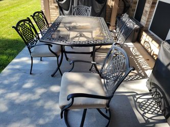 Patio table and chairs