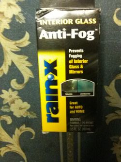 Rain•X anti fog