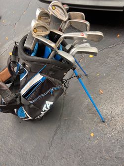 Golf bag with Irons