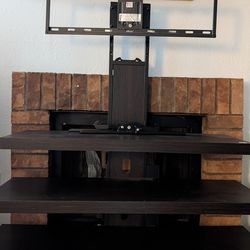 Entertainment center with TV mount