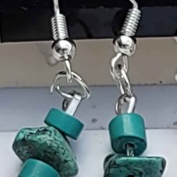 Sterling Silver Turquoise  Earrings 