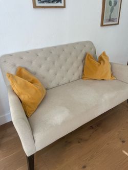 Two seater sofa.