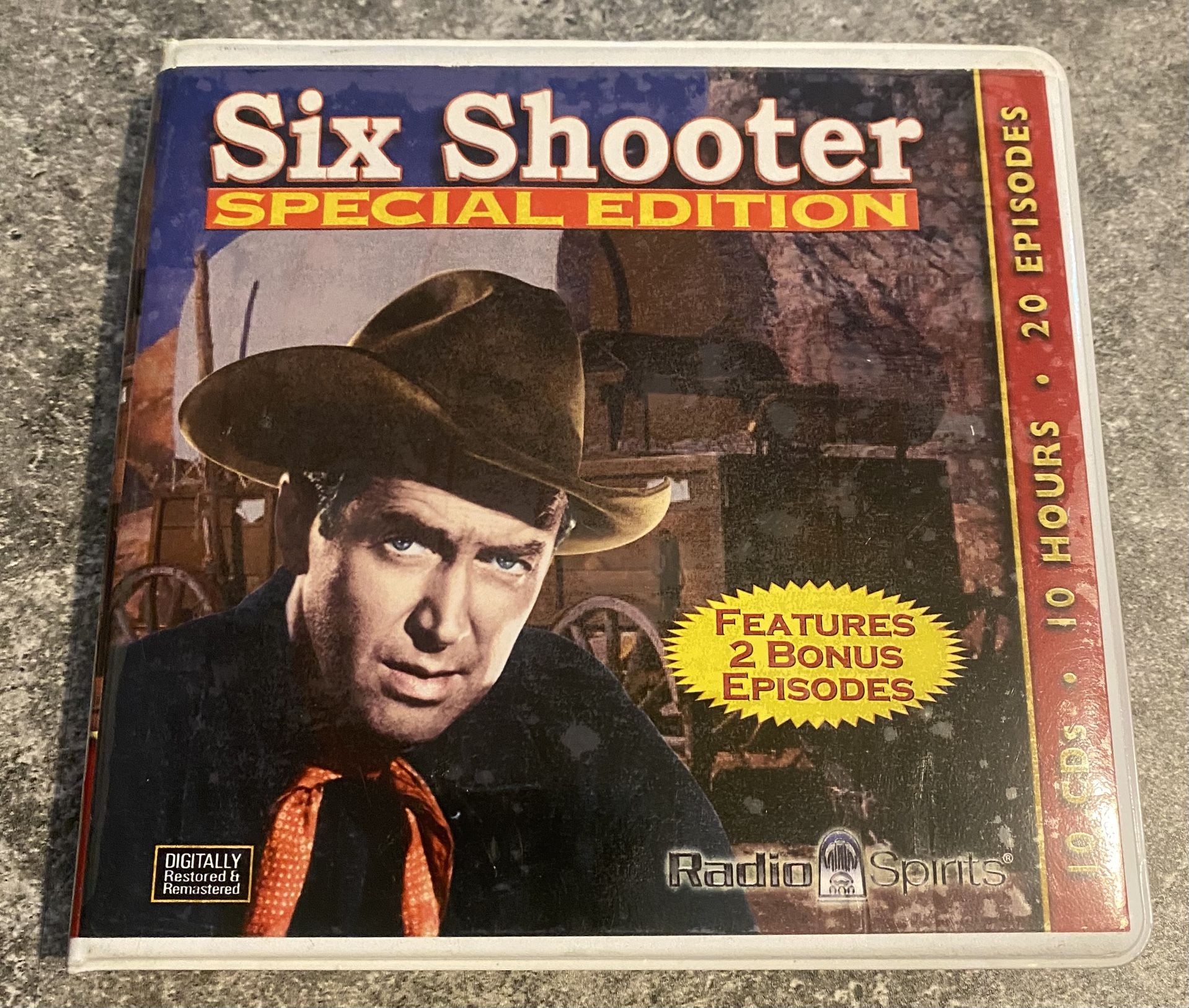 Six Shooter Special Edition, 9 DVD’s ( Missing 1 DVD ) Great Episodes !!