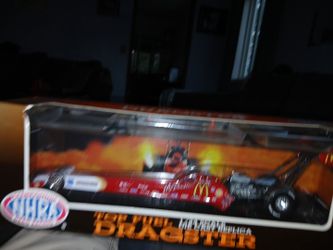 Die cast replica dragster