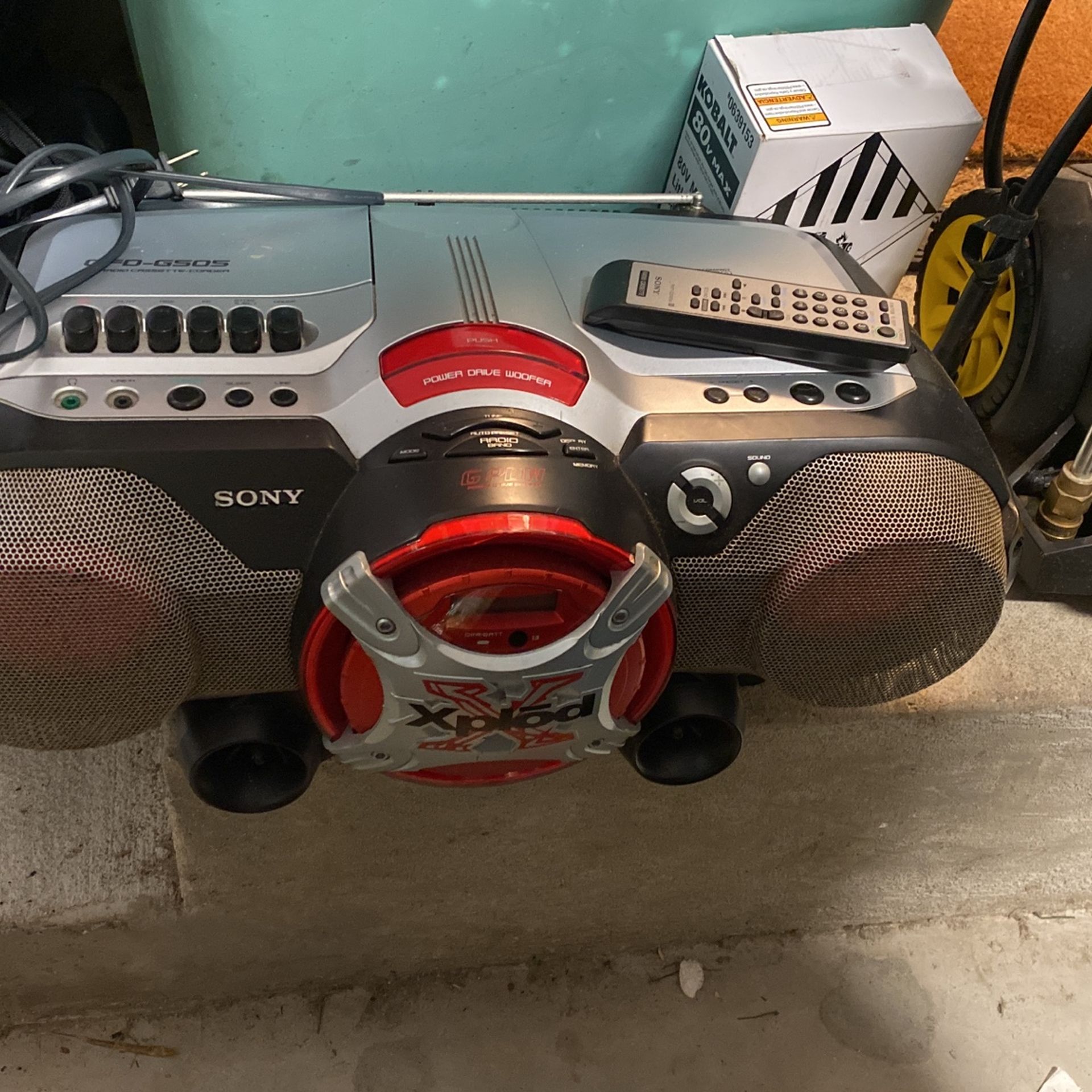 Sony Xplode Portable Cd/cassette/fm Stereo