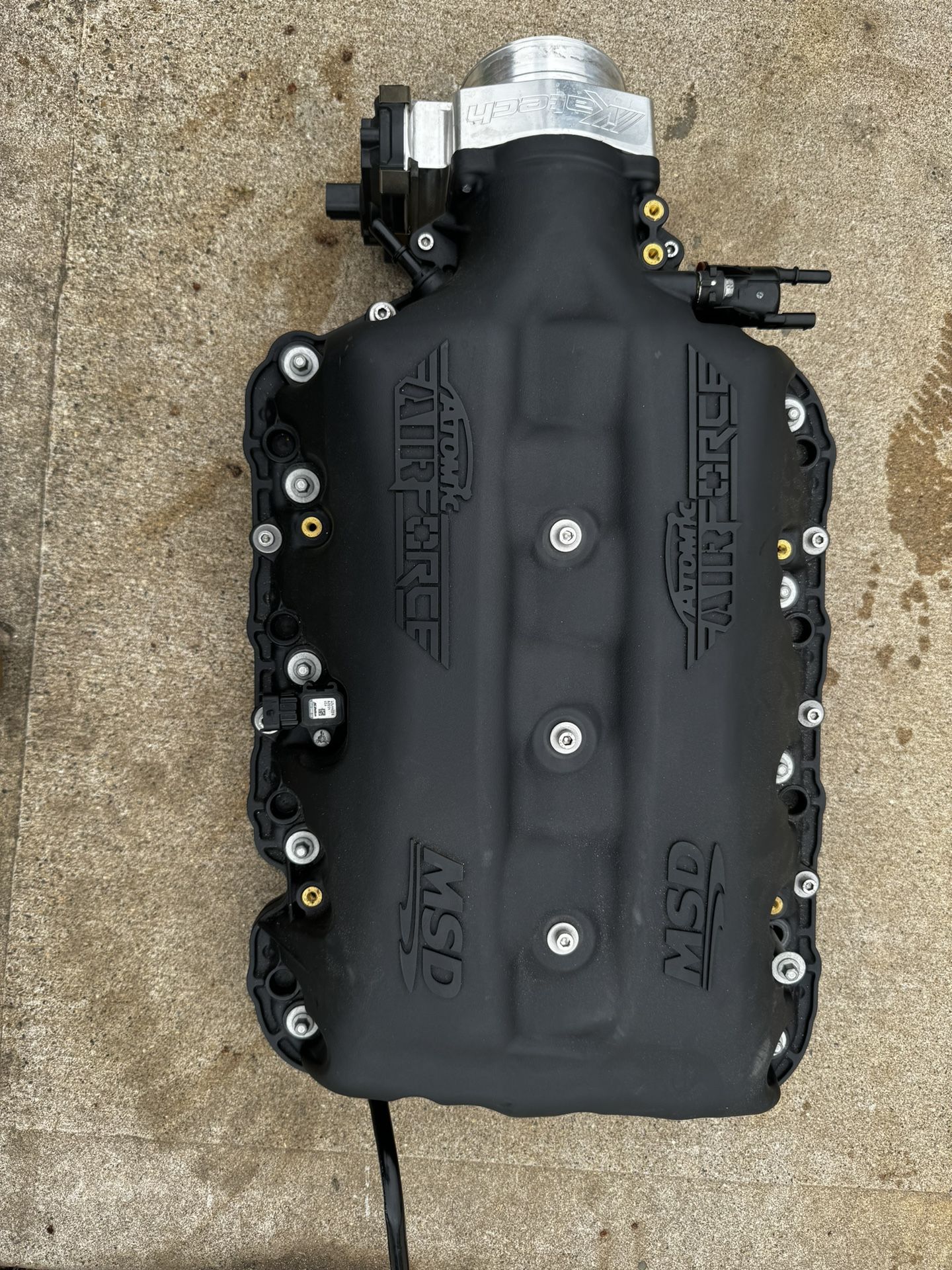 Black Pray Performance Ported MSD Manifold