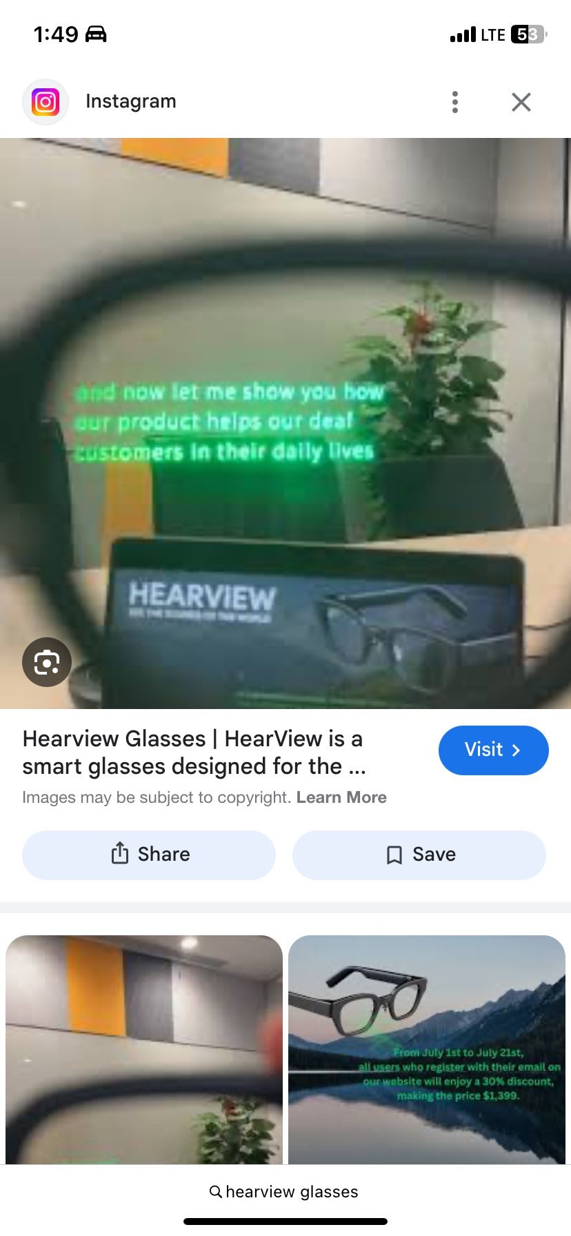 Translation Hearing Impaired Glasses