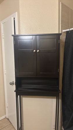 Over the toilet storage