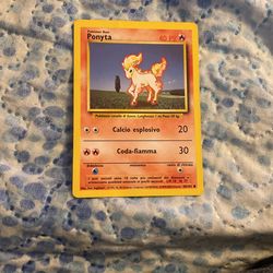 (rare Ponyta) This card is in mint condition
