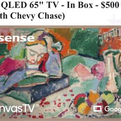 New QLED 65" TV - In Box - $400 (North Chevy Chase)