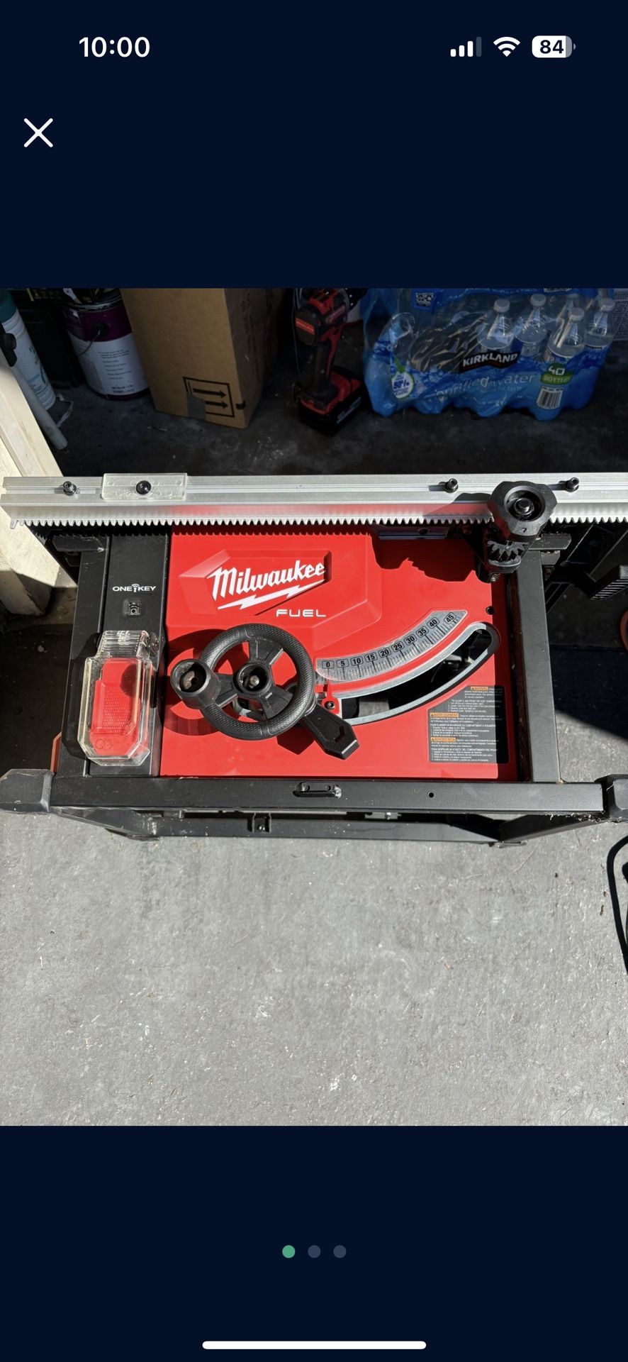 Milwaukee Table Saw  M18 Battery 