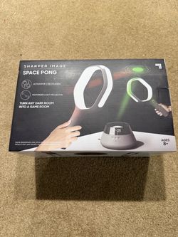 NWT Sharper Image Space Pong Turn Any Dark Room Into A Game Room