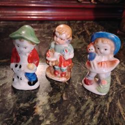 3 Antique Figurines 