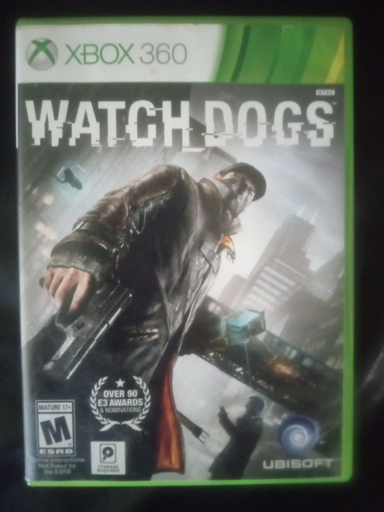 Microsoft Xbox 360 Watchdogs Part 1 Video Game 