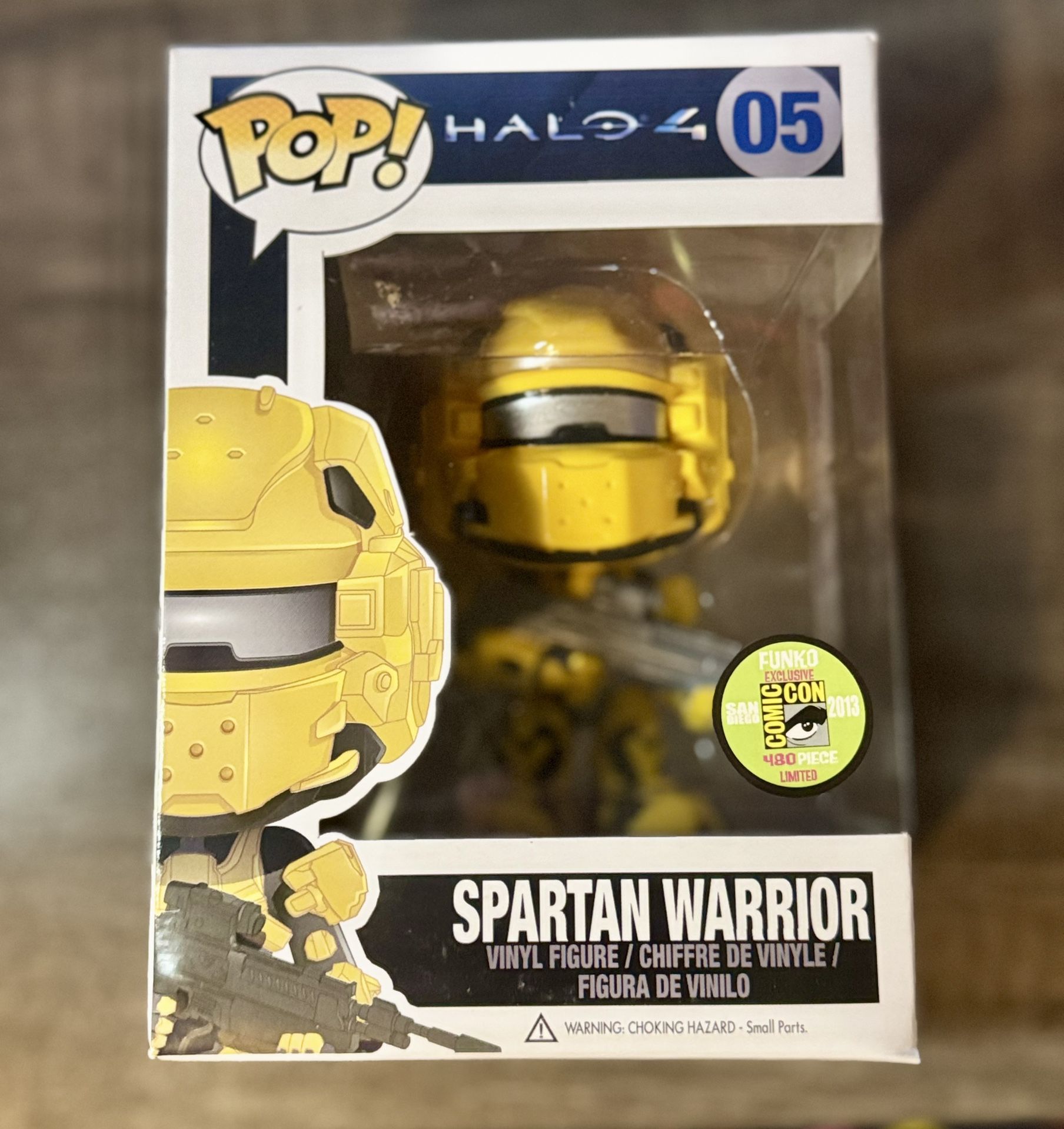 Yellow Spartan Funko Pop Only 480 Made!