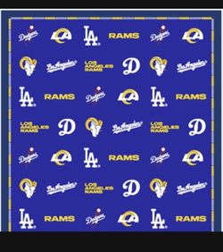 Dodgers/Rams Blanket