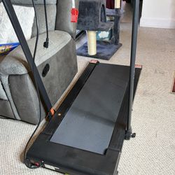 Treadmill With Handle