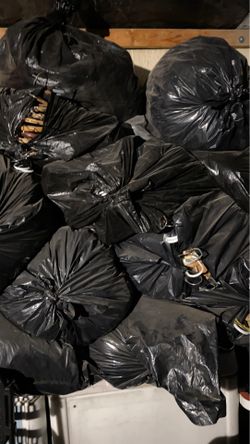 Bags of mens clothes