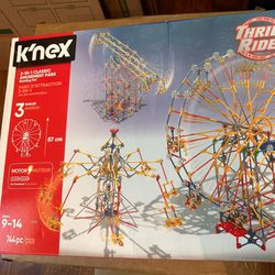  K’NEX Education STEM Explorations: 3-in-1 Classic Amusement Park Building Set – Multicolor & Motorized, Creative-Learning Construction Model for Ages