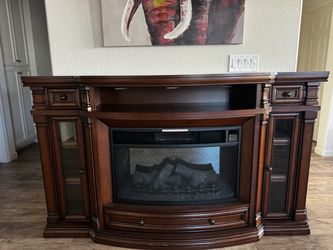 80” TV Entertainment Center w/ Electric Fireplace – $350 OBO