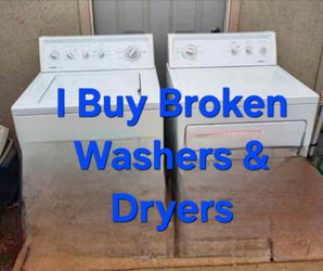 Washers and dryers