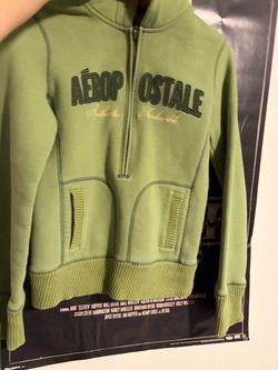 Aéropostale Green Full-Zip Sweatshirt