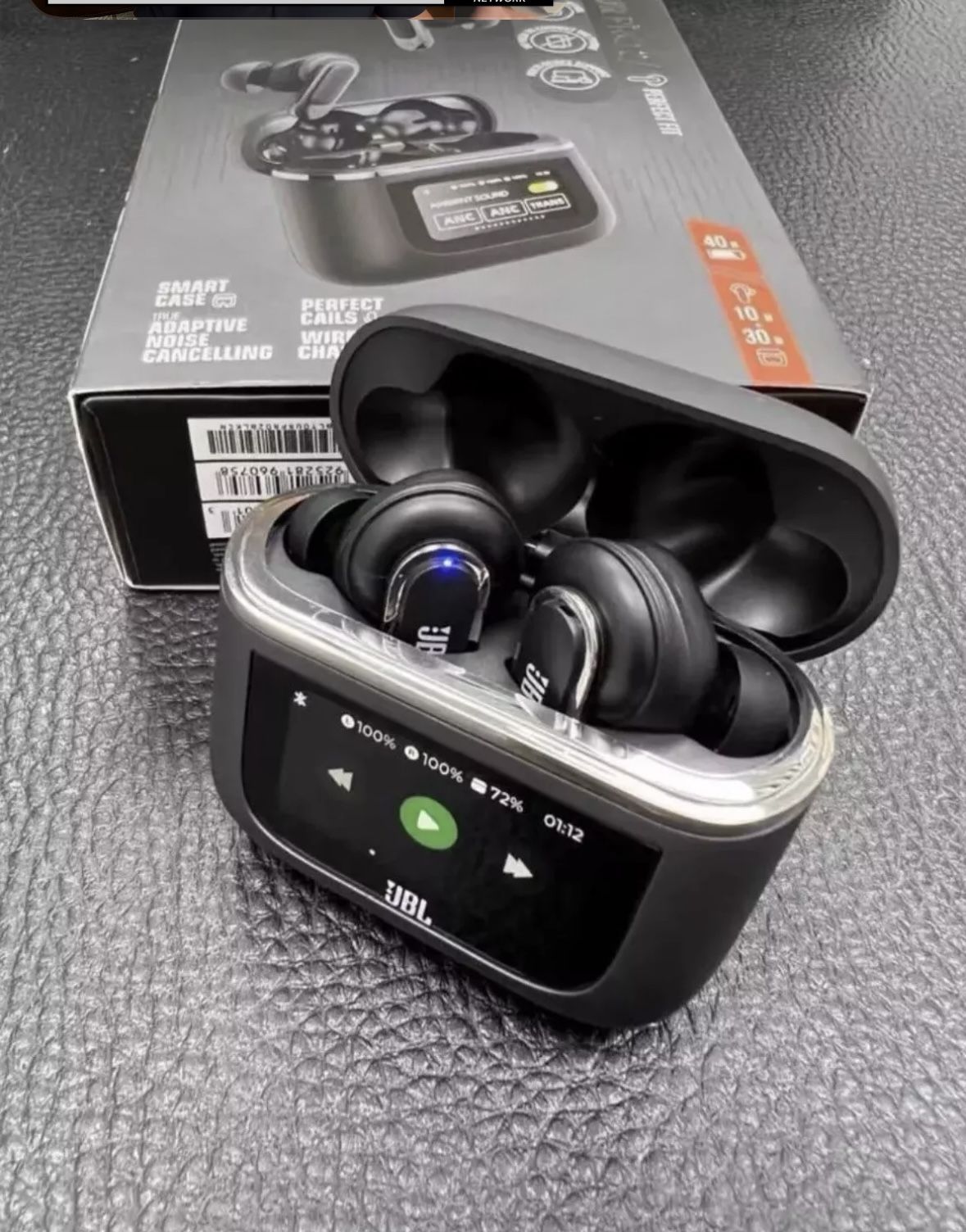 JBL Tour Pro 2 True Wireless Bluetooth In-Ear Headphones - Black