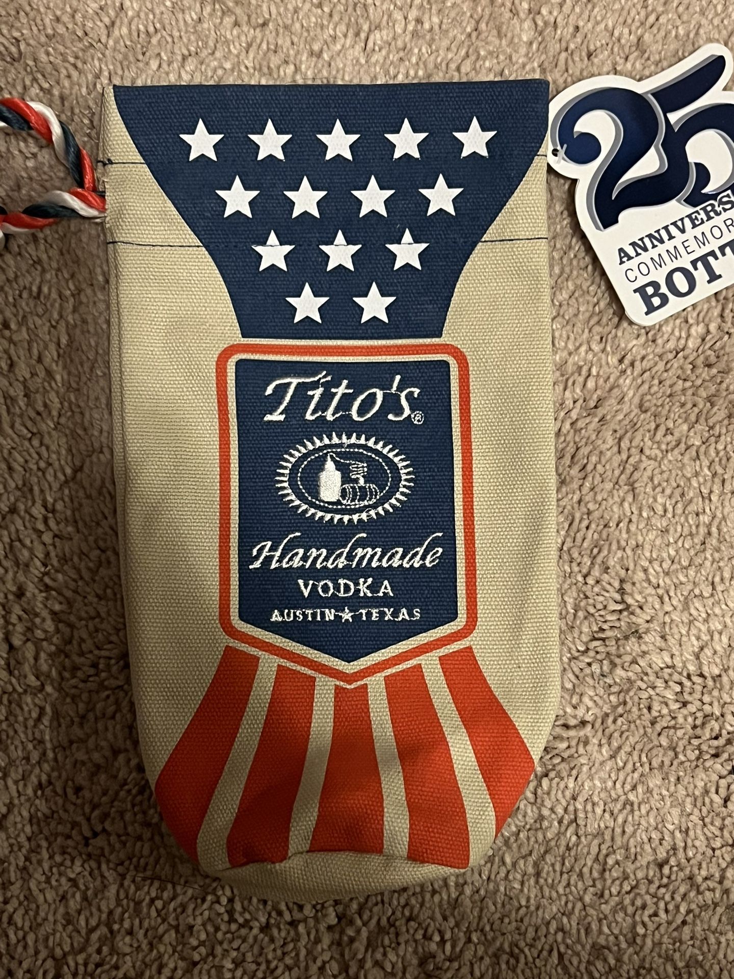 Tito’s 25th Anniversary Commemorative Bottle Sleeve