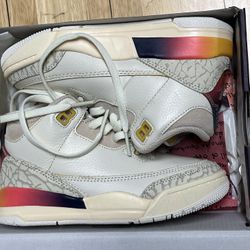 Jordan 3 Retro SP J Balvin “Medillin Sunset” sneakers Shoe Model: Jordan 3 Retro SP (PS)
