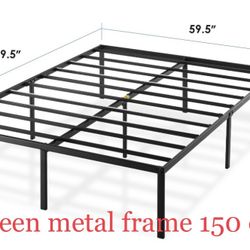 Queen Metal Frames 150$