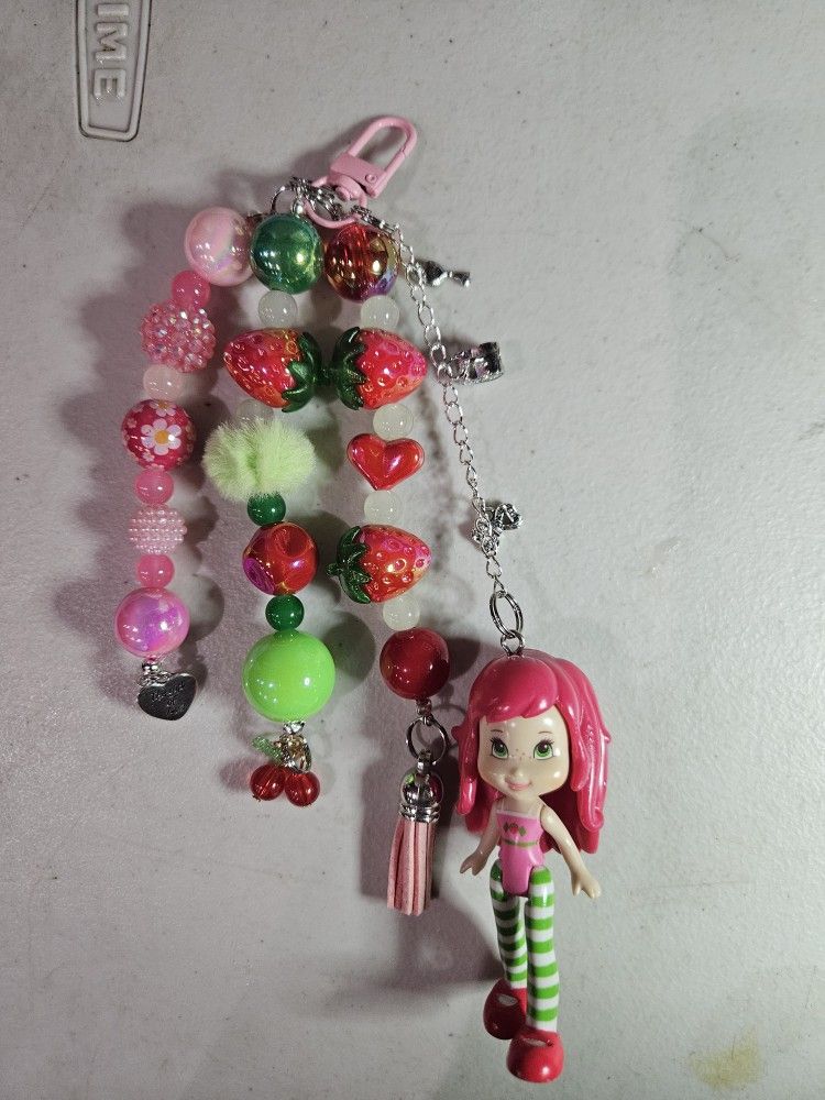 Strawberry Bag Charm