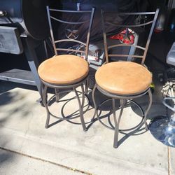 Bar Stoolsgreat Shape 75 For The Pair