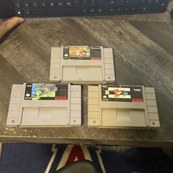 Disney's Goof Troop Super Nintendo Yoshi's Safari $80 for all 3