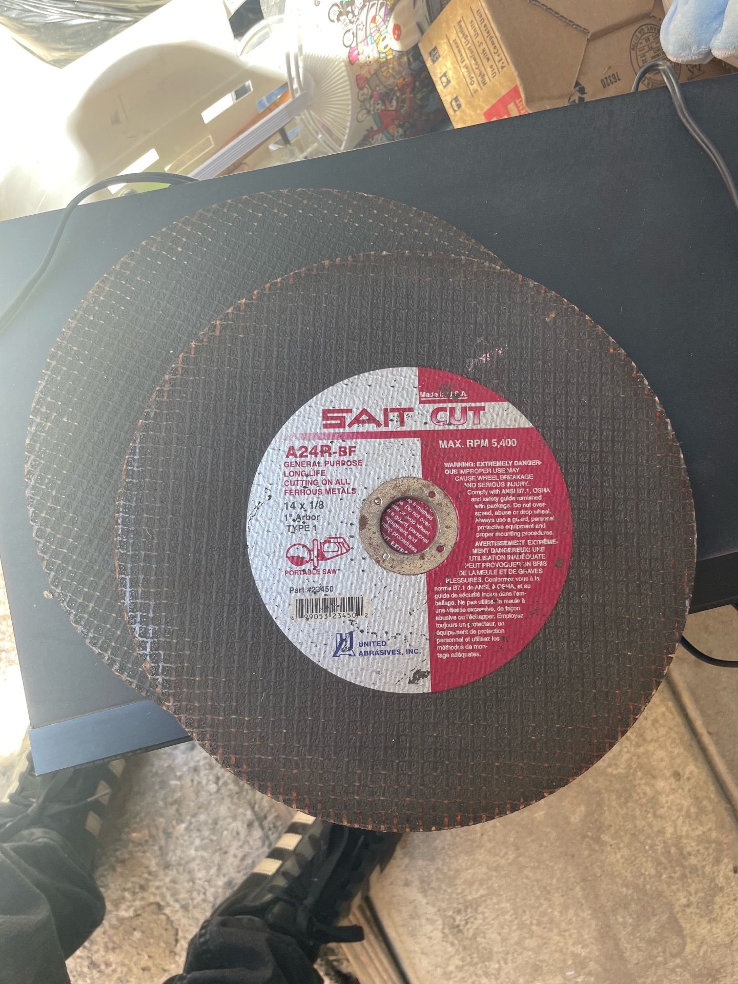 Abrasive cut off wheels 14 inch