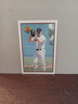 1989 Bowman Roger Clemens Baseball Card