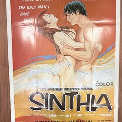 Original 1971 SINTHIA Movie Poster 27x41 Exploitation Grindhouse Rare Vintage”
